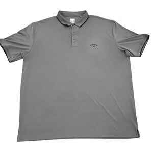 Callaway Golf Polo Men's XXL Gray Performance Shirt
